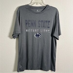 Penn State Nittany Lions Short Sleeve T Shirt Gray Size Large Colosseum NCAA